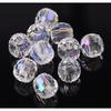 10pcs Round 8mm 10mm 12mm 14mm Crystal Glass Faceted Loose Beads For Jewelry Making DIY Crafts Findings