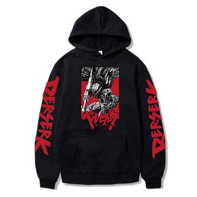 Japanese Anime Women Unisex Hoodie Fashion Hoodies Retro Manga Berserk