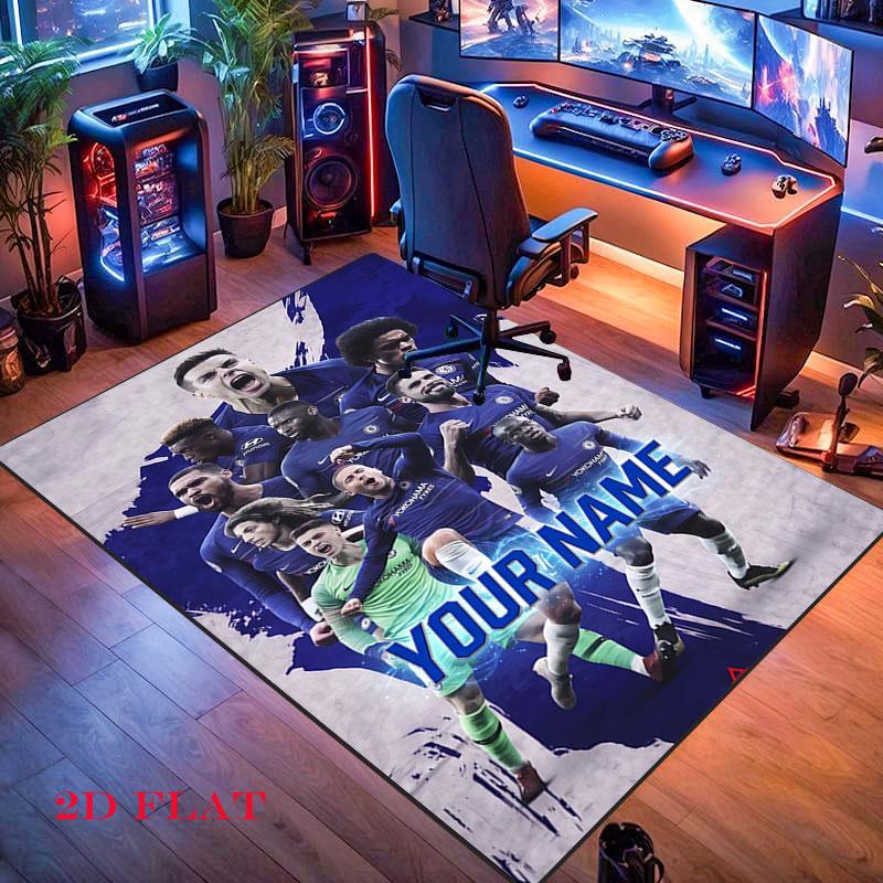 Custom Chelsea Carpet Rug for Living Room Bedroom Home Sofa Decoration,Kids play Nonslip Floor Mat