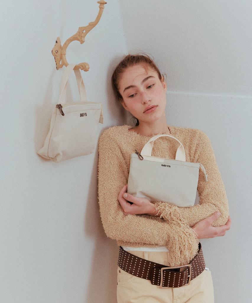 Bbyb Mache Half Tote Bag (Khaki)