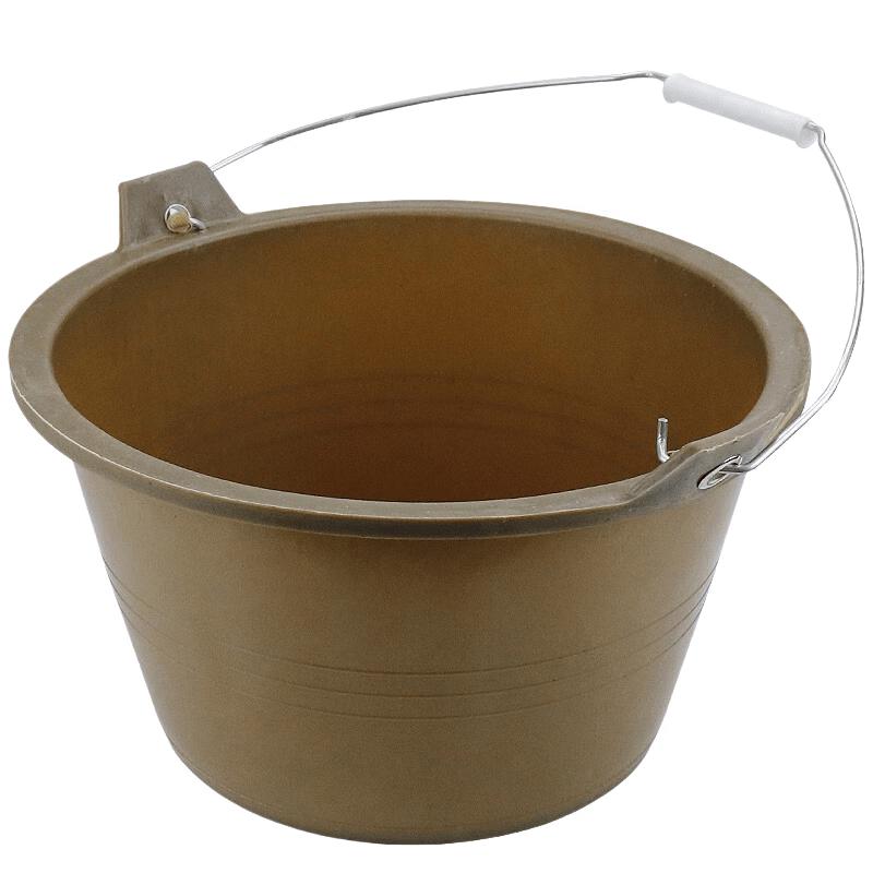 Wear-resistant Plastic Cement Bucket with Handle