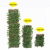 Retractable Grille with Faux Greenery for Balcony or Garden Decoration