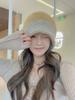 Rainbow Cute Drawstring Knit Hat Womensfashion Korean Style Sweet Cap Cotton