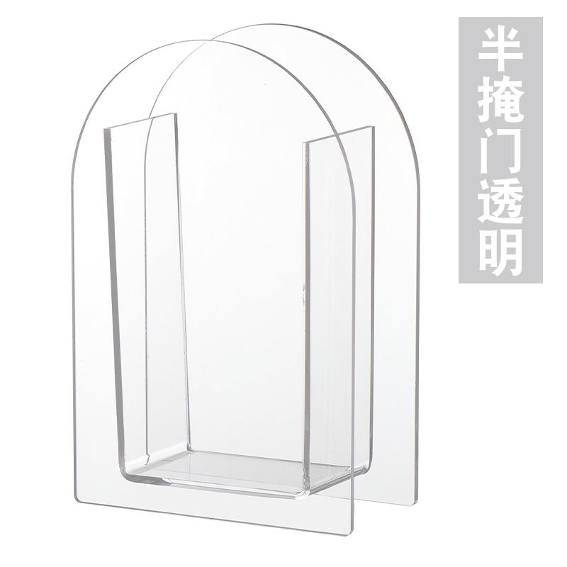 

Modern Vase Transparent Colorful Creative Geometric Vase for Flowers Centerpiece Small Fish Tank Home Office Table Decor