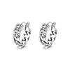 925 Silver 925 Earrings Signal Chain E022 One-Touch Ring