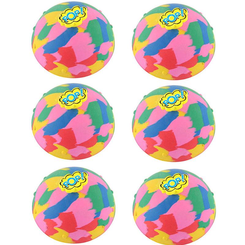 Toys Kids Childrens Bouncing Bowl Fidget Creative DIY Assembly Camouflage Novelty Outdoor Sensory ADHD Anxiety Relief for Teens Relaxation Stress