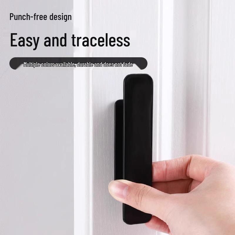 Self-Adhesive Push-Pull Handle for Wardrobe, Bathroom, and Glass Doors