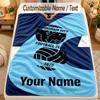 Flannel BlanketBIRMINGHAM CITY Football Custom Name Text Personalized Soft Warm Throw Blanket Home Decor Gift