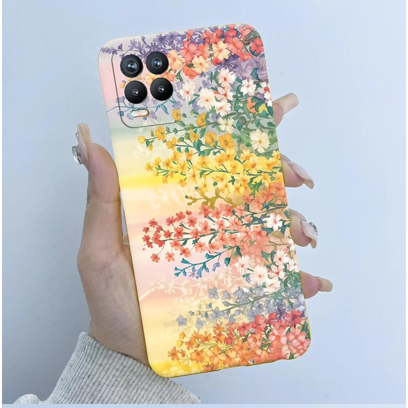 For Realme 8 Pro Case RMX3085 Soft TPU Silicone Cover Cute Cartoon Panda Phone Case For Oppo Realme8 4G 5G RMX3081 RMX3241 Funda