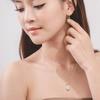 Elegant Cat's Eye Pearl Drop Pendant Necklace in Silver for Women