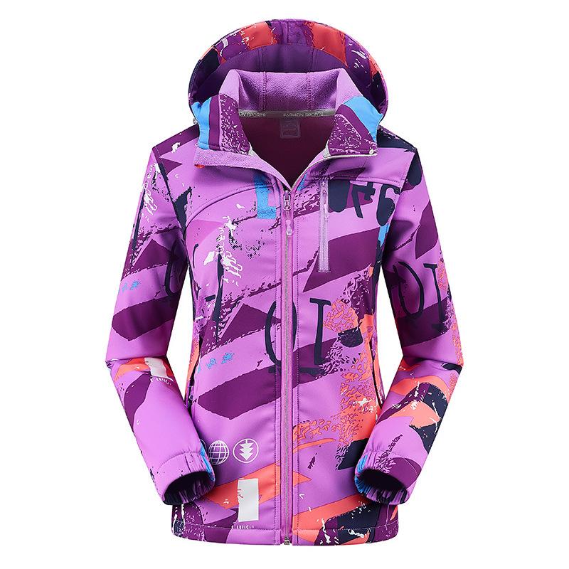 Jaqueta Softshell Camuflada Unissex: Fleece, À Prova de Vento, Impermeável, Com Capuz, Tamanho Grande Roupa para Montanhismo ao Ar Livre