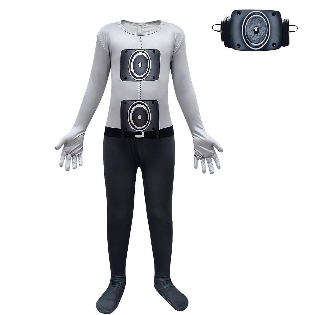 New Arrival Cartoon Tv Toilet Man Cosplay Bodysuit For Kids 4713