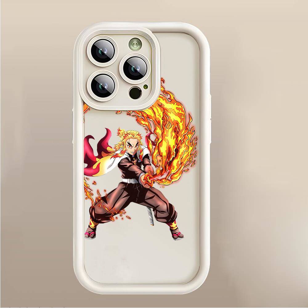 

Чехол D-25 Demon Slayer для iPhone 15 14 13 12 8 Plus Samsung S24 S23 Ultra A04S A05S Huawei P40 P50 P60 Nova 11 Pro Max OPPO A17K Reno 10 Samsung S24 Ultra серый