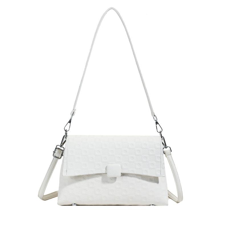 

Retro women s bag fashion casual armpit bag women s summer new trend versatile single shoulder small square bag one size fits all білий