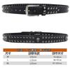 2026 Metal Skull Rivet Hip Hop Punk Leather Belt Man Woman Motorcycle Sport Gothic Vintage Belt Y2k Cinturones De Mujer