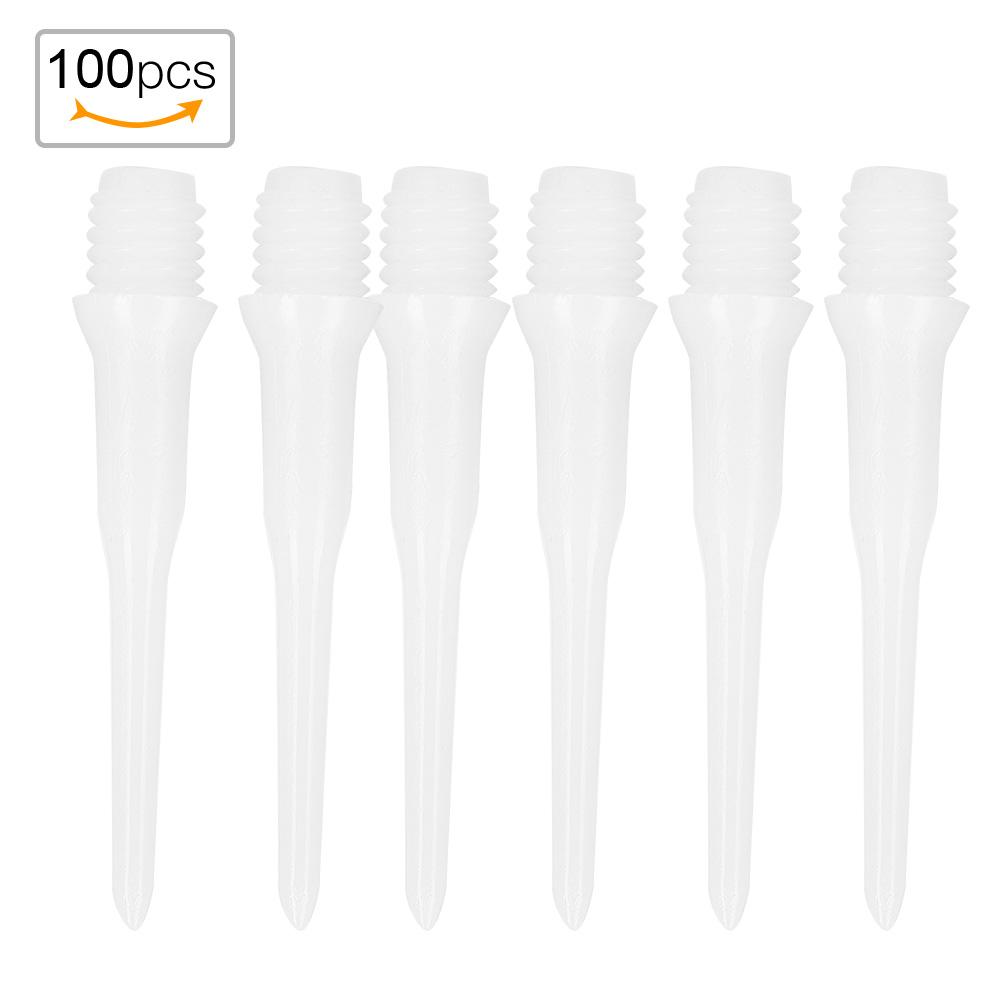 100pcs Plastic   Spots Needle Soft Tips Replacement Set Accessory for Electronic   Black