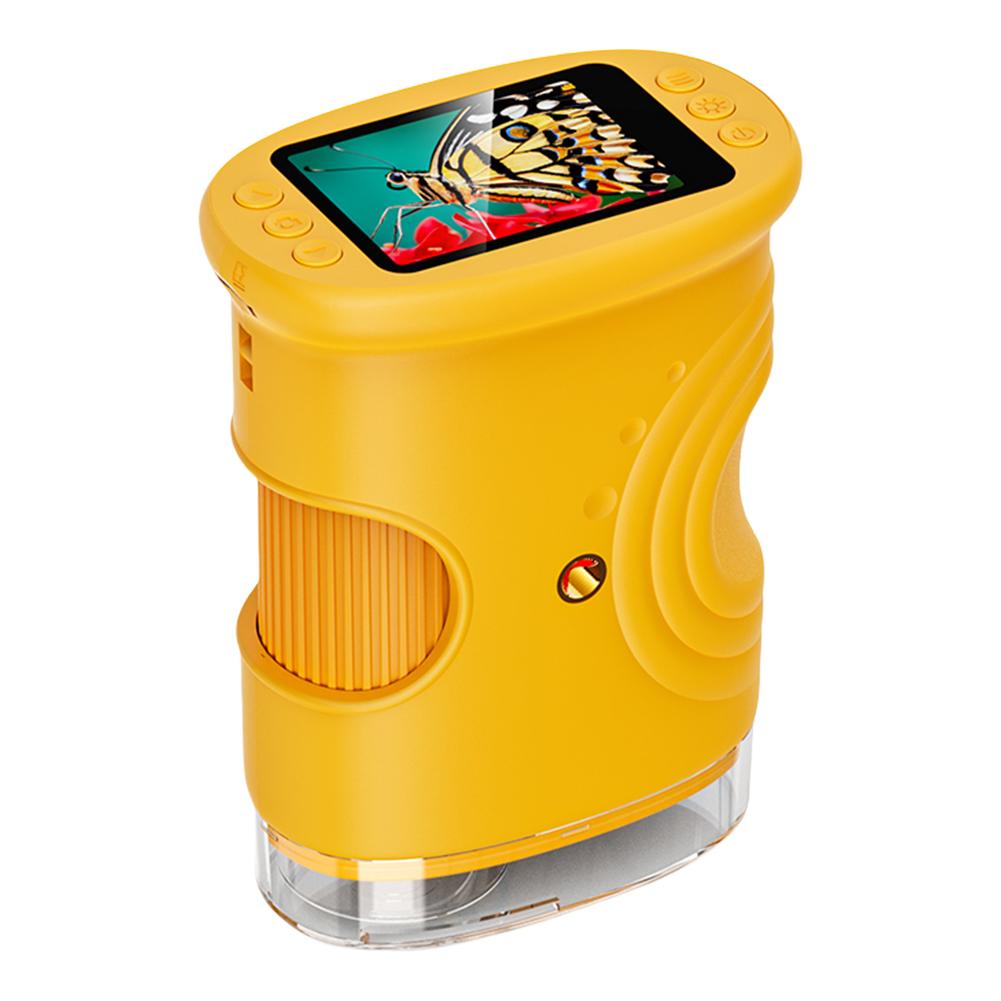 Mikroskop für Kinder 1000X 1080P Digitales Mikroskop Kindermikroskop Tragbare Handlupe für Wissenschaftliches Experiment