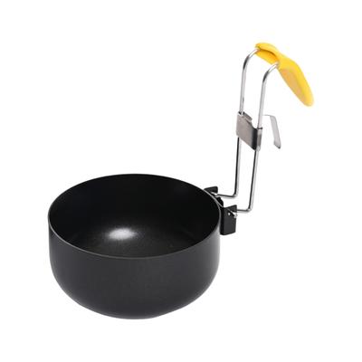 Ensemble d'anneaux de cuisson pour œufs 1/2 pièces Moules à œufs de grande capacité avec poignée amovible antiadhésive