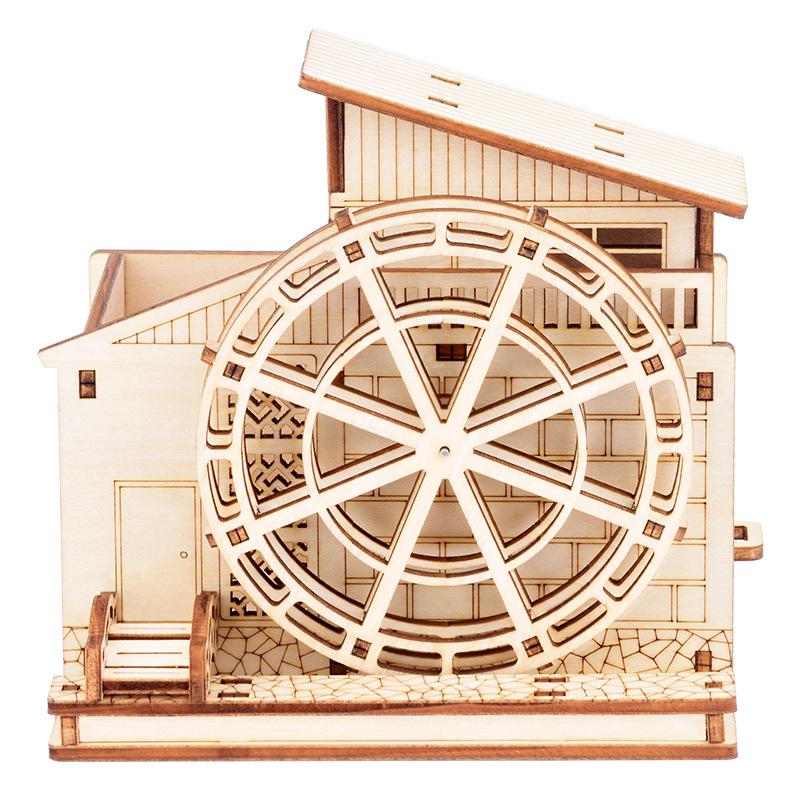 DIY 3D Wooden Puzzle for Kids - Educational Stereo Assembly Toy