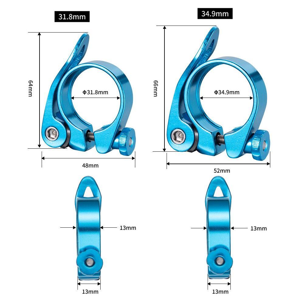 4 Colors Road Bike Mountain MTB BMX Quick Release Aluminium Bike Seat Clamp Bicycle Seatpost Clamps