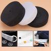 5/2Meters Elastic Sewing Bands Black White Flatback Sewing Bands with Buttonhole Knit Stretch Belt for Sewing Craft DIY Supplies