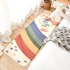 Scandinavian Ins Style Indoor Carpet Faux Cashmere Bedroom Living Room Carpet Full Laying Non-slip Sofaj Foot Mat