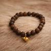 Exquisite Agarwood Carved Gourd Beads Bracelet for Women