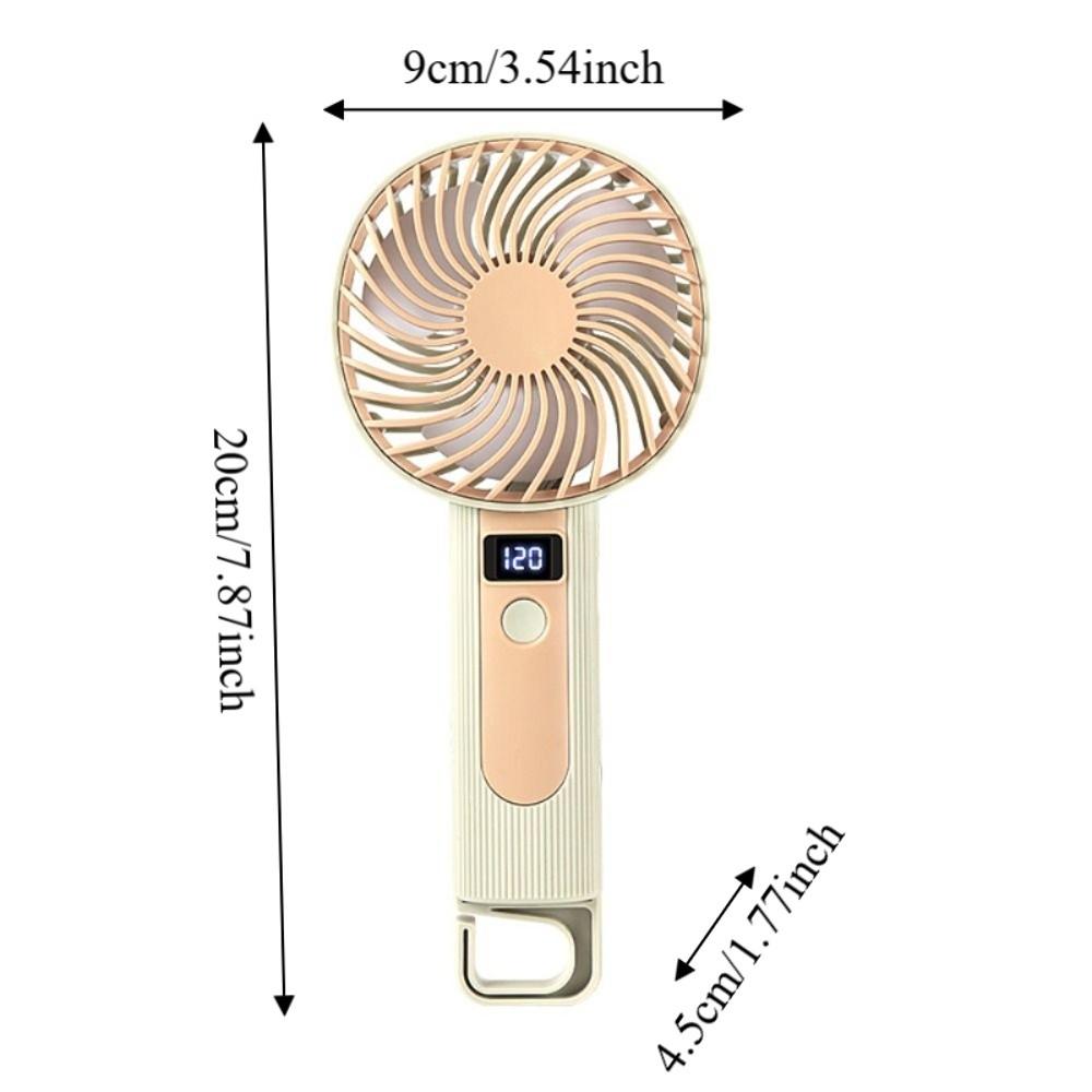 USB Rechargeable Mini Portable Cooling Fan 120 Speeds Desktop Standing Fan  Outdoor Sports
