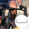 Aluminum Alloy Road Bike Handlebar Mountain Bike Handlebar Bike Bullhorn Bar for Mountain Bikes Road Bikes City Bikes