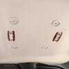 For 2011-2024 Dodge Durango Red Carbon Rear Reading Light Lamp Cover Trim Strips