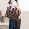Trendy New Big Bag, Retro Printed Tote Bag, Large Capacity Child and Mother Bag, Portable Shoulder Bag.