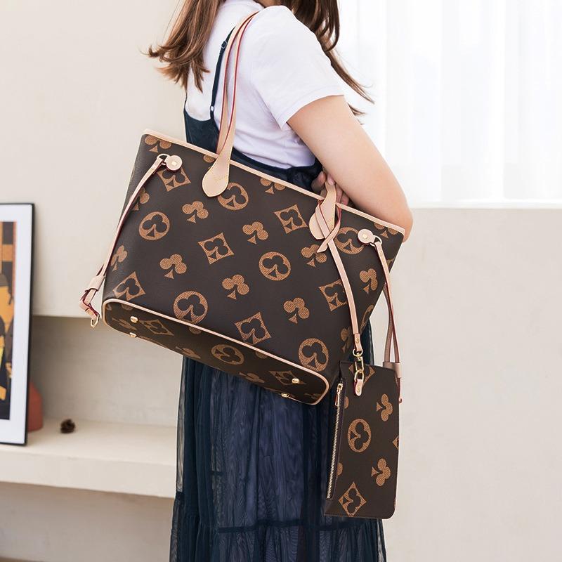 Trendy New Big Bag, Retro Printed Tote Bag, Large Capacity Child and Mother Bag, Portable Shoulder Bag.