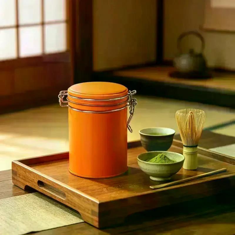 Récipients de stockage alimentaire pour thé pour le stockage et l'organisation de la cuisine Pots scellés pour épices Articles de cuisine Pots hermétiques Hom