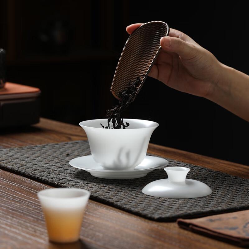 White Porcelain Thin-bodied Gaiwan