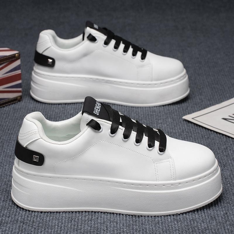 

Летняя мужская обувь, новые дышащие белые туфли, мужская модная универсальная обувь на толстой подошве, увеличивающая рост, спортивная обувь, повседневная обувь для серфинга, модная обувь 39