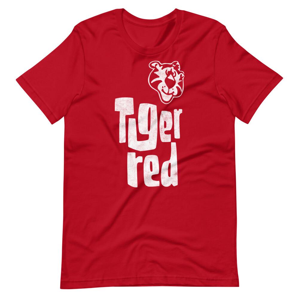 TIGER RED CREAM SODA Футболка с принтом Футболка унисекс с коротким рукавом Футболка унисекс S