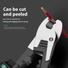 Industrial Wire Stripping Tool Multipurpose Cable Shear Metal Plastic Design Comfort Handle Electrical Maintenance Essential