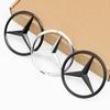 Autoaufkleber 2025 Für Benz 9cm ABS Auto Heckaufkleber Kofferraumemblem Aufkleber Für Mercedes Benz S320 W164 W203 W204 W168 C180 E320 A200