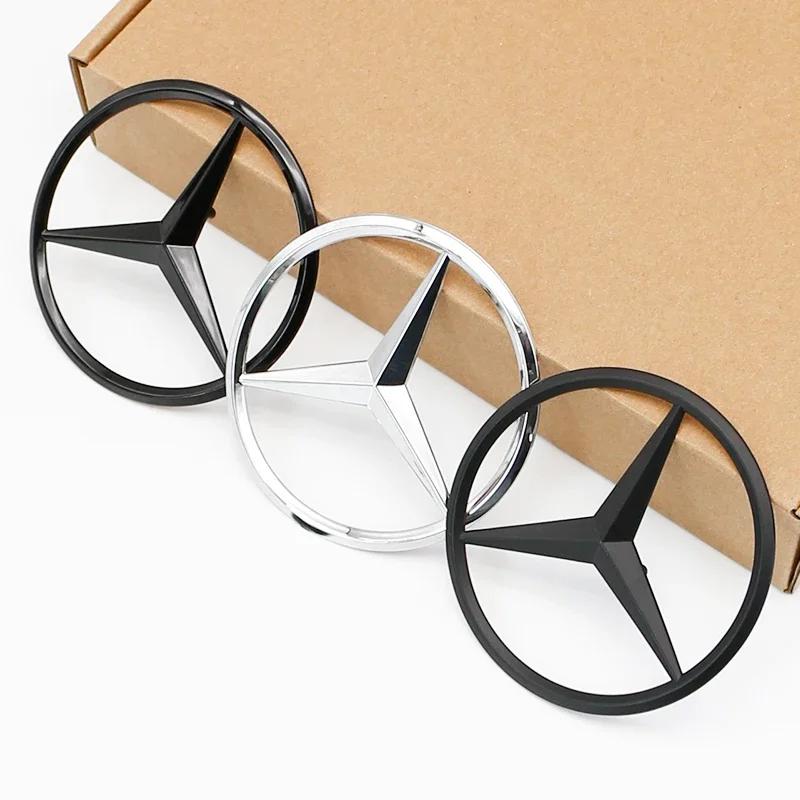 Autoaufkleber 2025 Für Benz 9cm ABS Auto Heckaufkleber Kofferraumemblem Aufkleber Für Mercedes Benz S320 W164 W203 W204 W168 C180 E320 A200