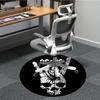 1pc AC/DC Highway to Hell Office Round Area Rug, Under Office Chairs Bedroom Living Room Home Decor  a1022318