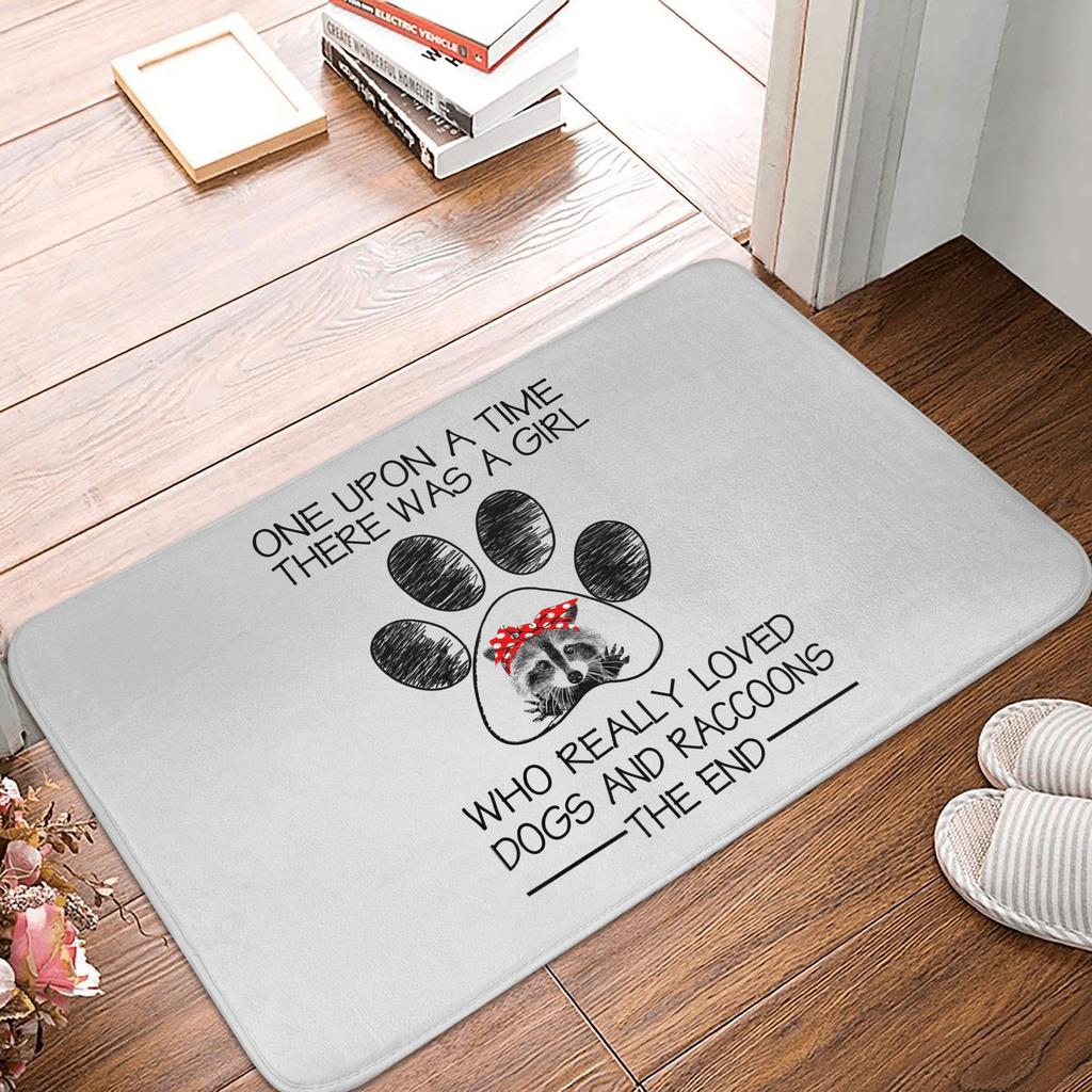 Funny Opposable Thumbs Raccoon Doormat Mat Anti-Slip Racoon Panda Bath Kitchen Balcony Rug Carpet 40*60cm