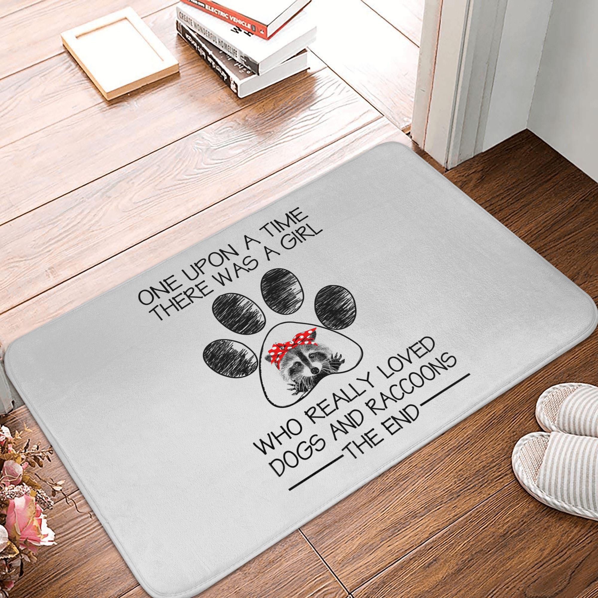 Поддержите своих местных уличных кошек Енот Передний Пол Входная Дверь Коврик для Входа Внутренний Енот Панда Кухня Коврик для Двери Гостиная Ковер Коврик 40cmx60cm