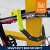 Urban UR469Y Blade Folding Bicycle Lock with Bracket for Easy Steel with Coating Lock, Installation, Anti-Cut Scratch-Resistant