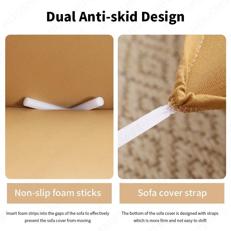 1 шт., однотонные чехлы для дивана для гостиной, эластичные L-образные угловые чехлы для диванов, чехлы для стульев, защита для мебели, домашний декор