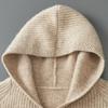 Felpa Cardigan con Zip Spessa da Uomo Maglione Lavorato a Maglia in Lana Merino Casual Larga Autunno Inverno Felpa Calda Giacca a Manica Lunga