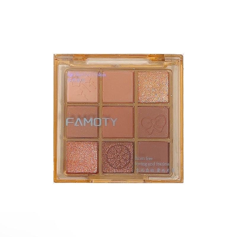 Color Highlight Eyeshadow Palette Shimmer Glitter Matte Luminous