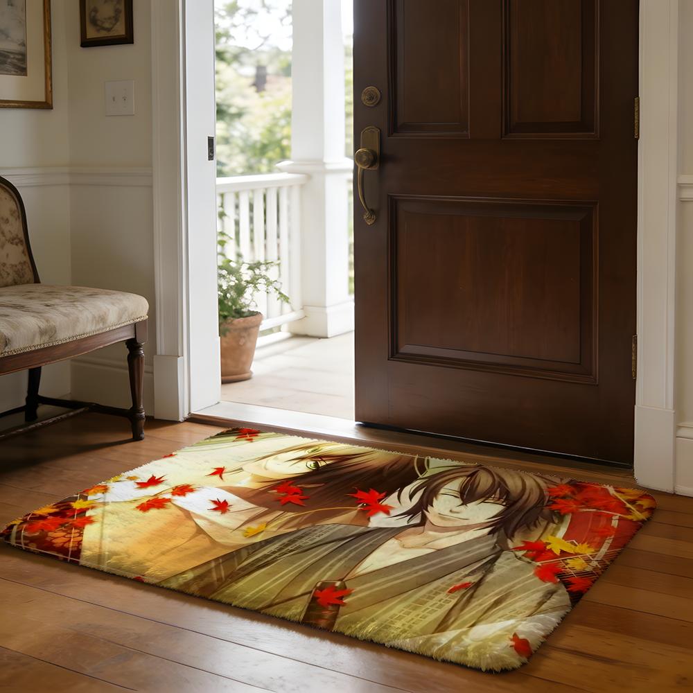 Floor Mat Soft Flannel Rug Non Slip Absorbent Mat for Bathroom Bedroom Home Decor A Aurora Aksnes Singer