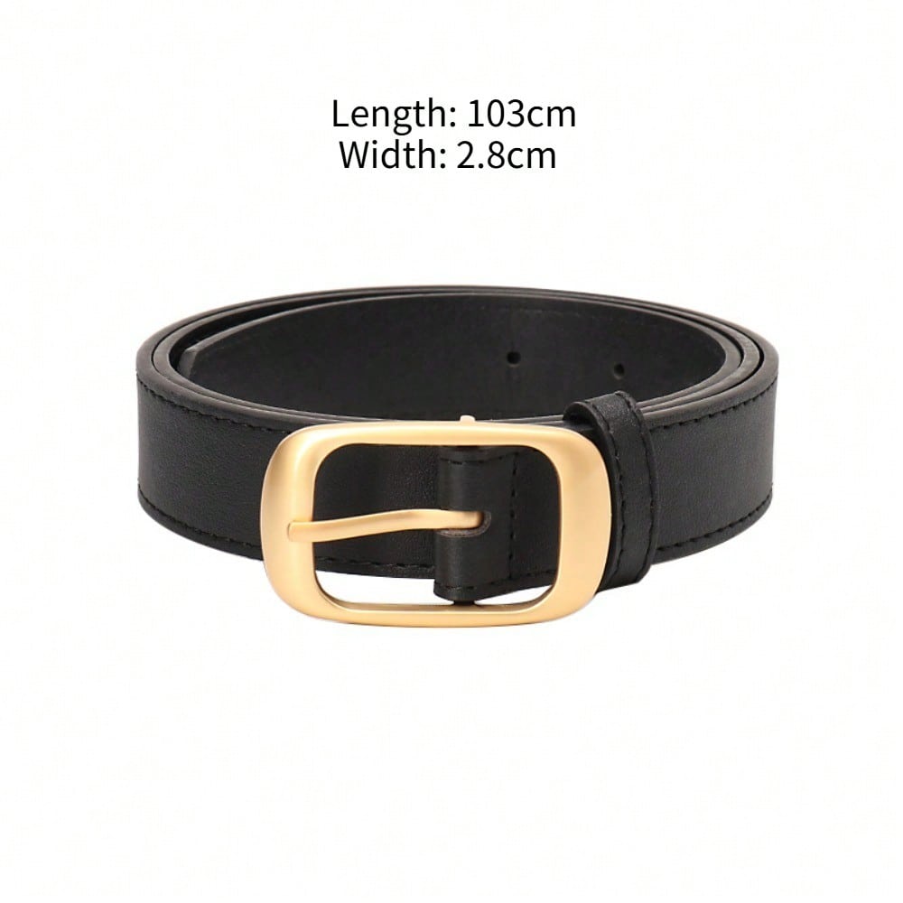 Fashion Versatile Women's Belt Pin Buckle Simple Belt Women's Premium Decorative Belt