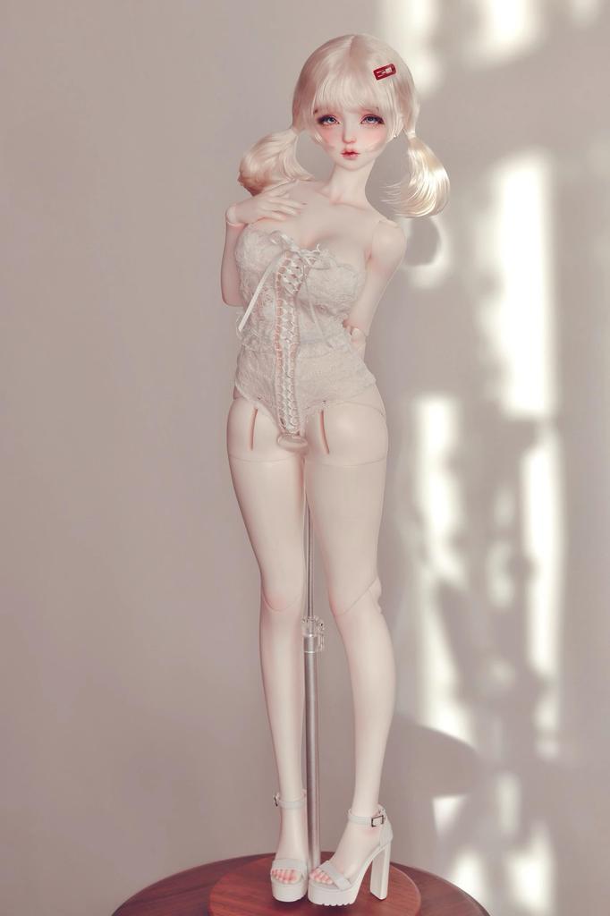 HAMRETHYPPZ BJD Ball Jointed Doll Dress Doll Costume Doll Maid Clothes Ball Jointed Doll Sexy White Sexy Pajama Lace Sexy White Lace Lace Underwear