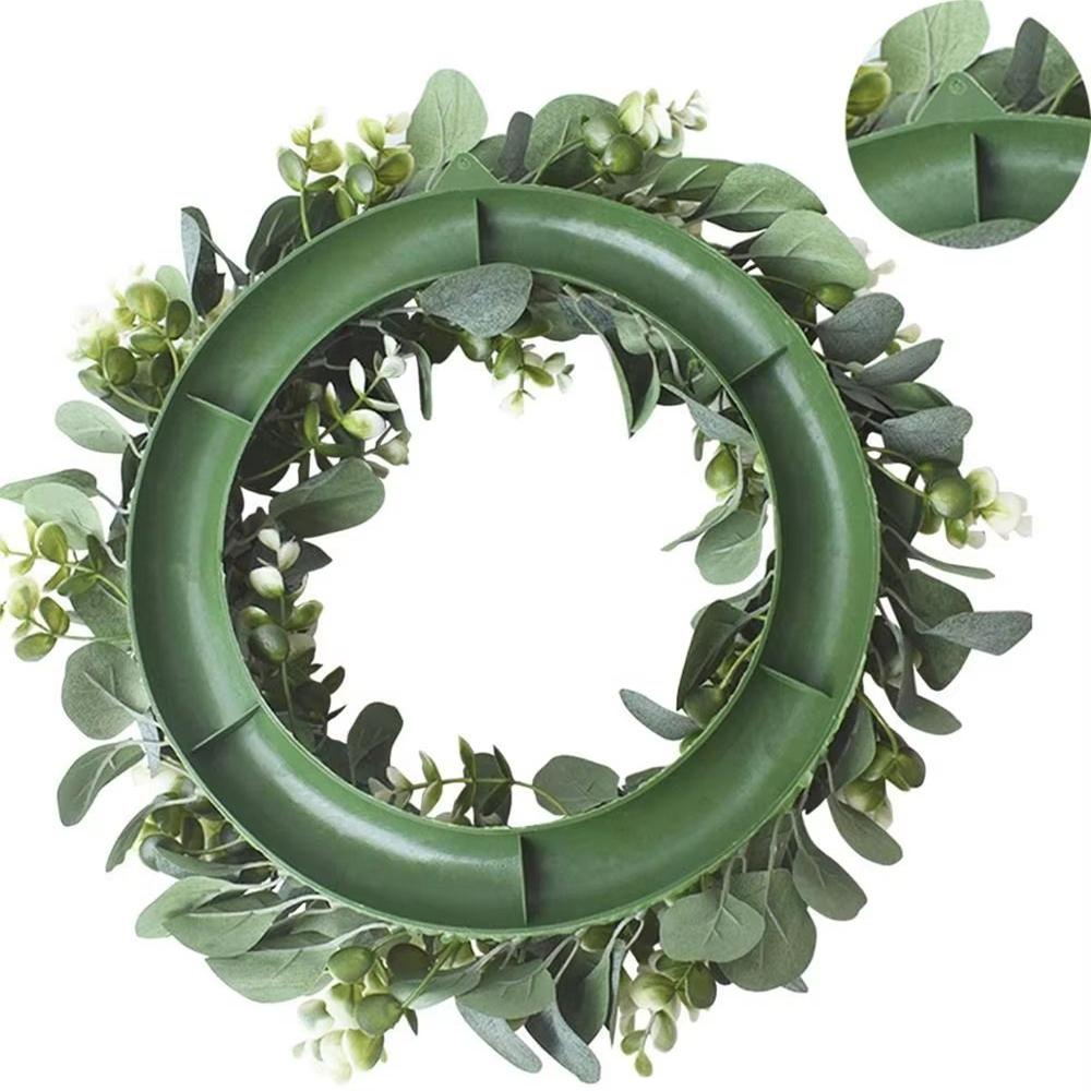 Artificial Eucalyptus Plant Wreath Wedding Holiday Supplies Door Home Decoration Diy Photo Props Flowers Background Wall Garland